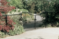 Gate and railing set