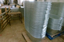 Tin baths ready for shipping to a trade customer