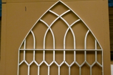 Bespoke gothic gate galvanized