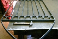 Bespoke gothic gate in production