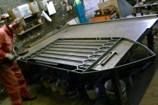 Bespoke gothic gate in production